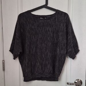 DKNY Charcoal Knit Top